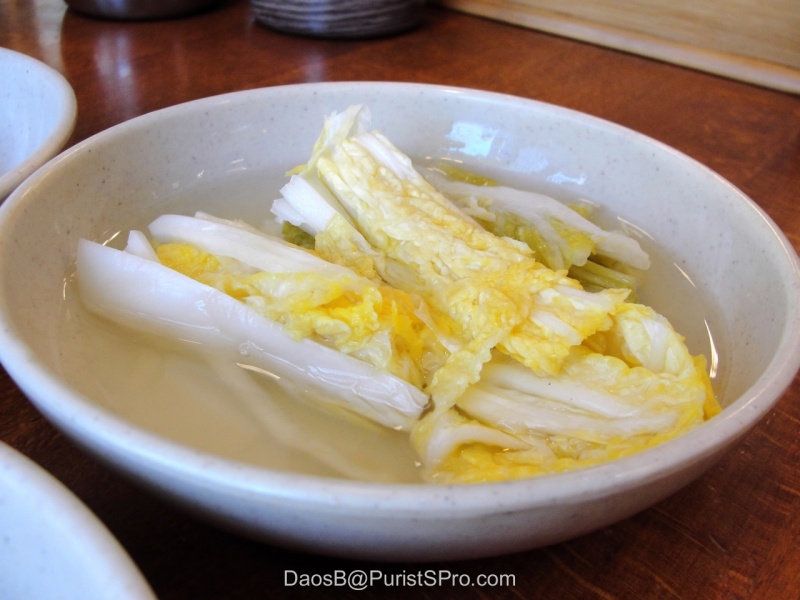 White kimchi.