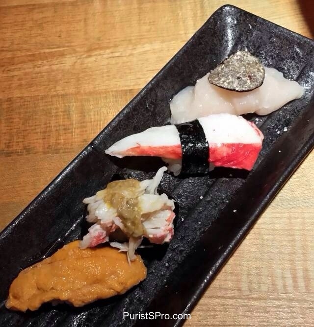 Uni kani 2 ways hotate with truffle