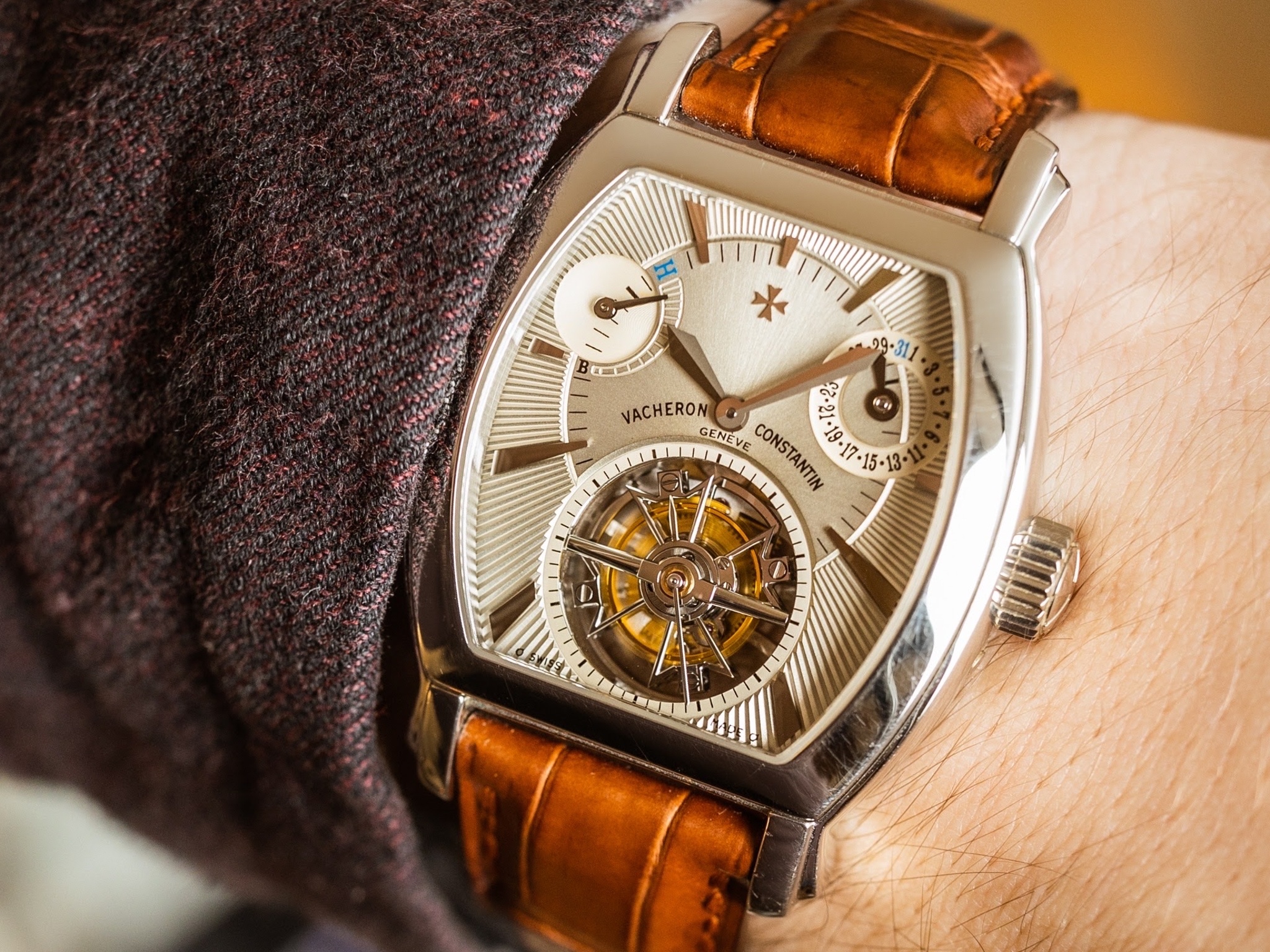 Watch by Vacheron Constantin, Malte, Malte Tourbillon