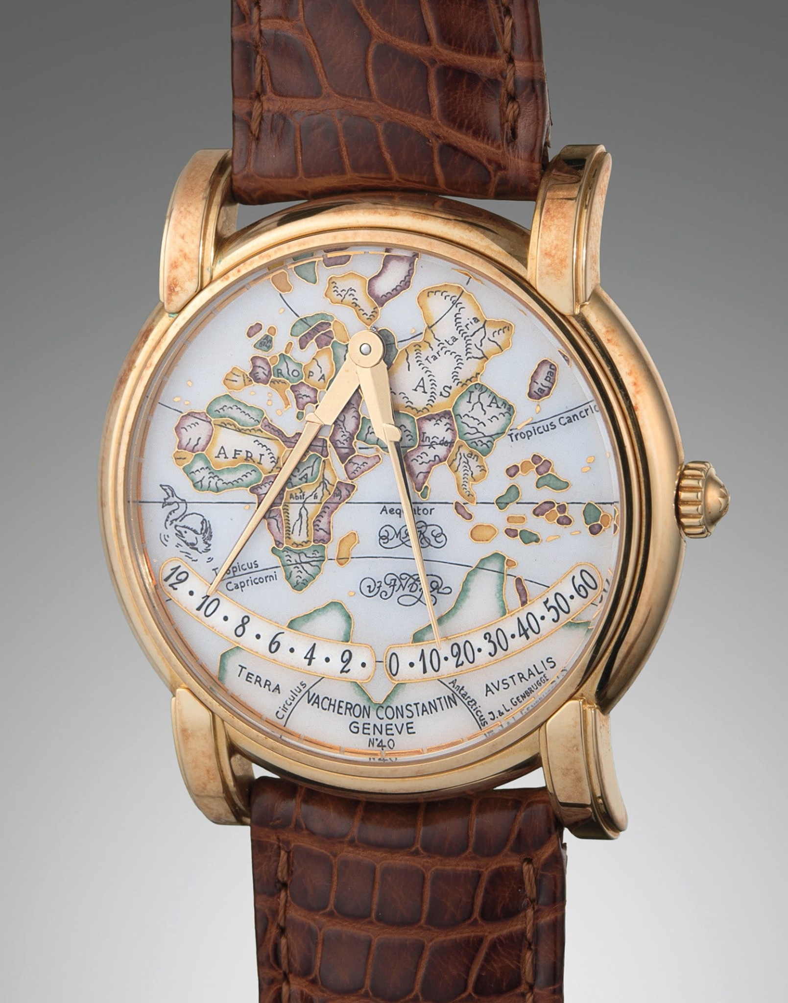 Watch by Vacheron Constantin, Mercator, Mercator Europe, Africa, and Asia