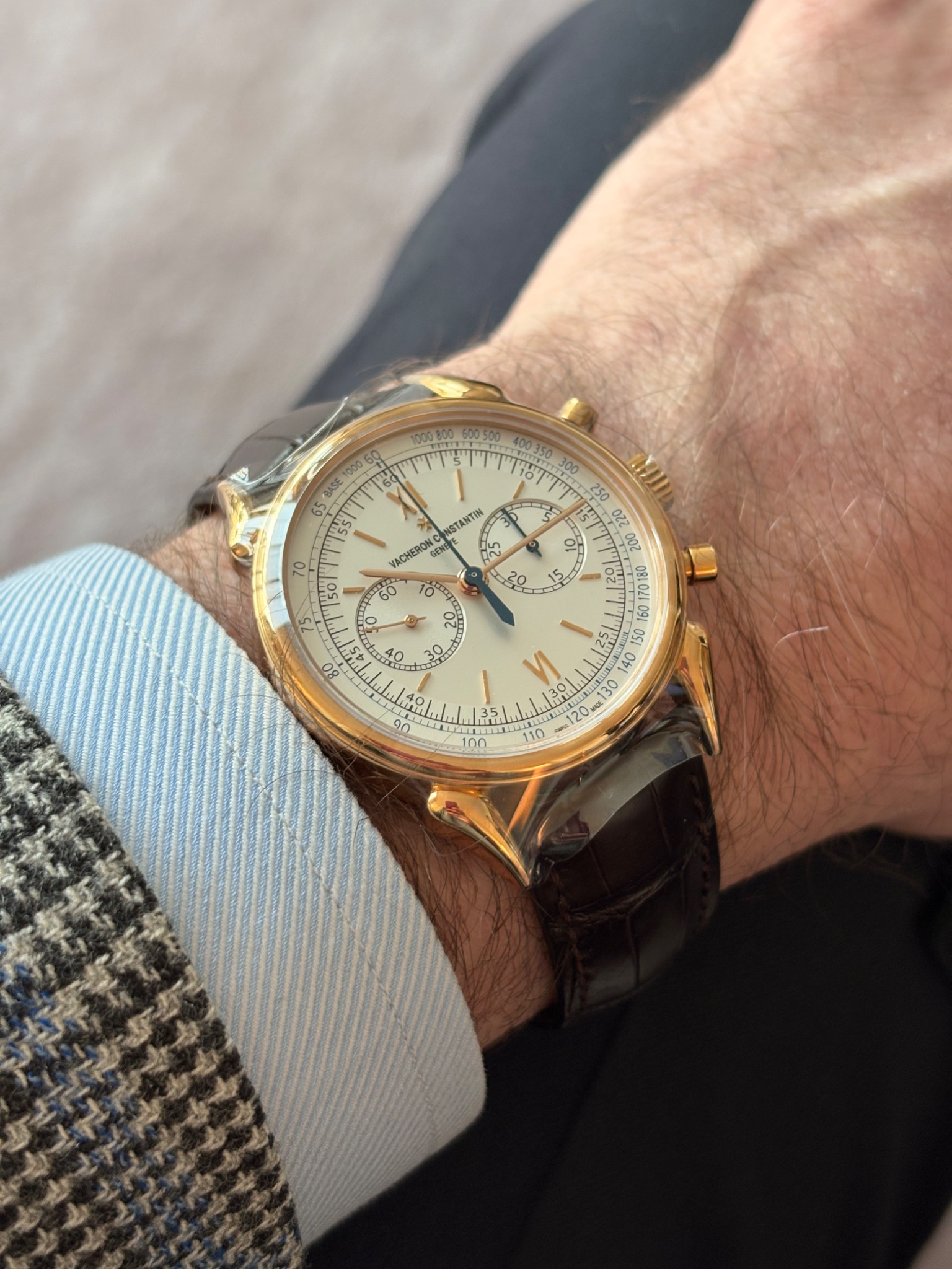 Watch by Vacheron Constantin, Historiques, Cornes de Vache 1955, 6087