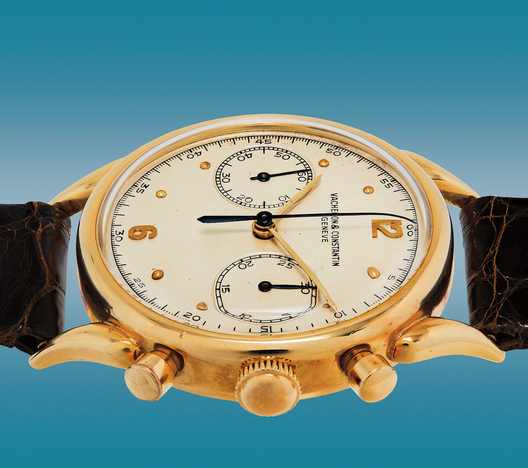 Watch by Vacheron Constantin, Historiques, Cornes de Vache 1955