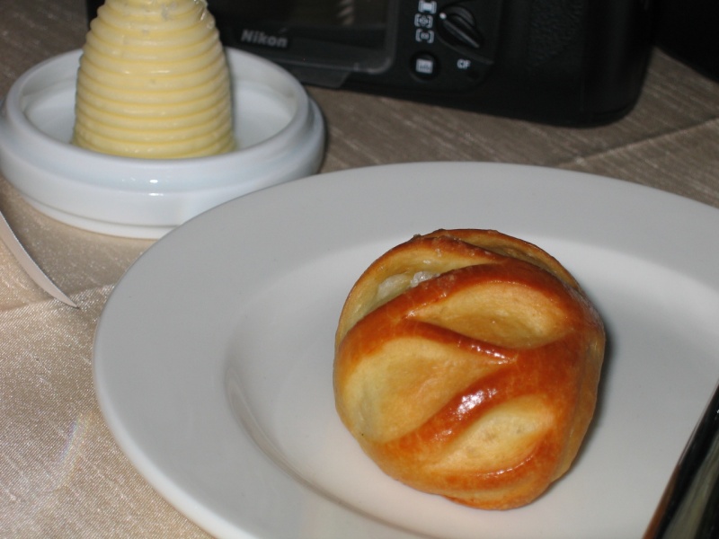 Bread and butter from Bouchon Bakery