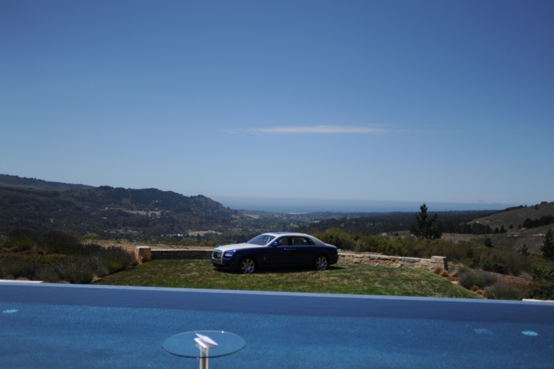 The view of the Pacific Ocean from the rear patio...