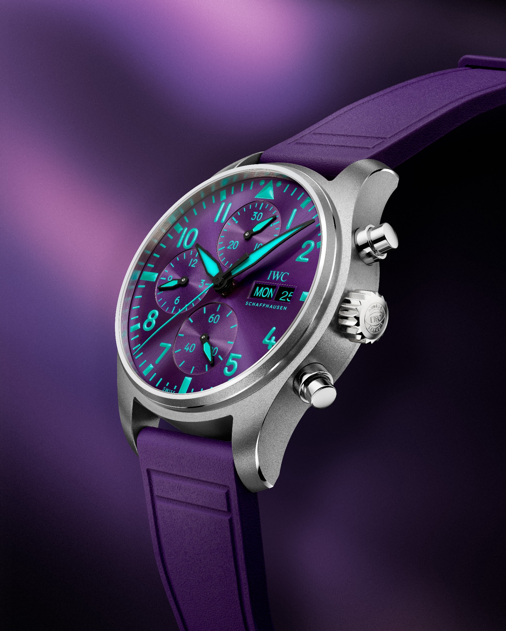 IWC Pilot's Watch Chronograph 41 IW388121 Purple Dial — WatchProSite Forum Digest