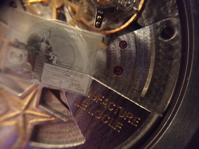 The Engraved glass back